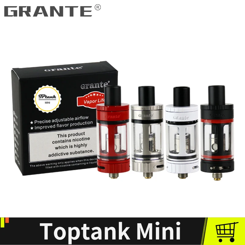Grante Toptank мини распылитель 4 0 мл Топ заправка бак с 510 резьбой Sub Ом 0.5ом SSOCC катушки