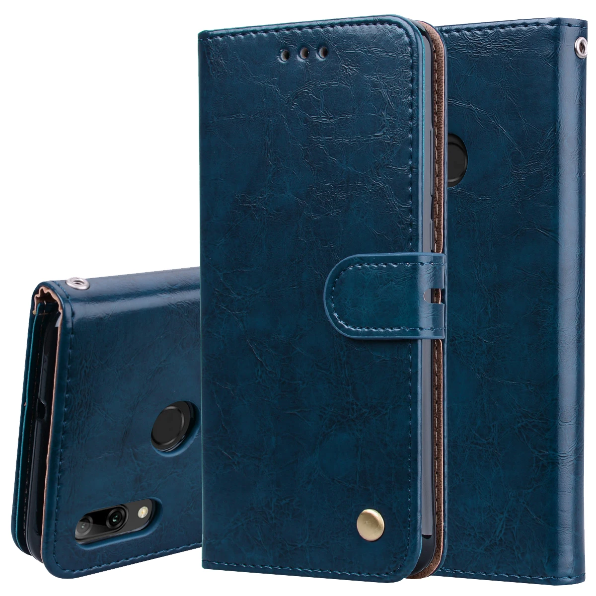 Leather Wallet Case For Huawei P Smart 2019 POT-LX1 LX2 LX3 Phone On FIG-LX1 Psmart Plus Silicon Cover | Мобильные телефоны и