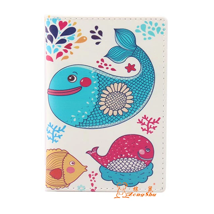 zongshu multiple family cheap luxury passport cover wallet cute pu leather customized travel holder case | Багаж и сумки