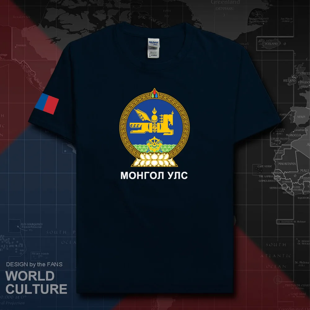 Mongolia Мужская футболка модная 2018 Джерси национальная команда 100% хлопок одежда