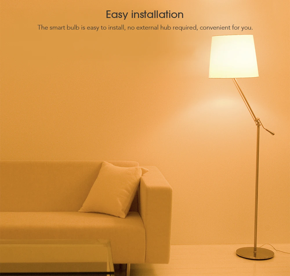 Yeelight MJDP02YL 220-240 V Смарт светодиодный лампы 1700 K-6500 K Wi-Fi подключение приложения дистанционного Управление красочные белый смарт-лампа