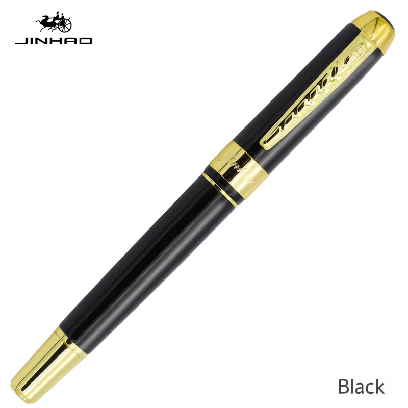 heiqi jinjian Jinhao250 перьевые ручки Роскошные чернильные ручки Dolma Kalem каллиграфия ручки для школы Mon Blanc подарочная ручка каллиграфия Монт Бланко - Цвет: heiqi jinjian