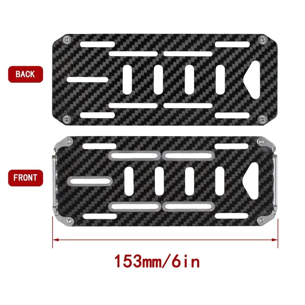MEREPACCOR RC автомобиль из углеродного волокна Монтажная пластина с зажимом для 1/10