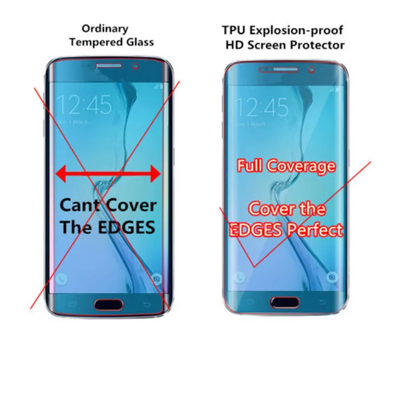Взрывозащищенная защитная пленка для Samsung Galaxy S8/S8 Plus мягкая из ТПУ|screen protector|protector