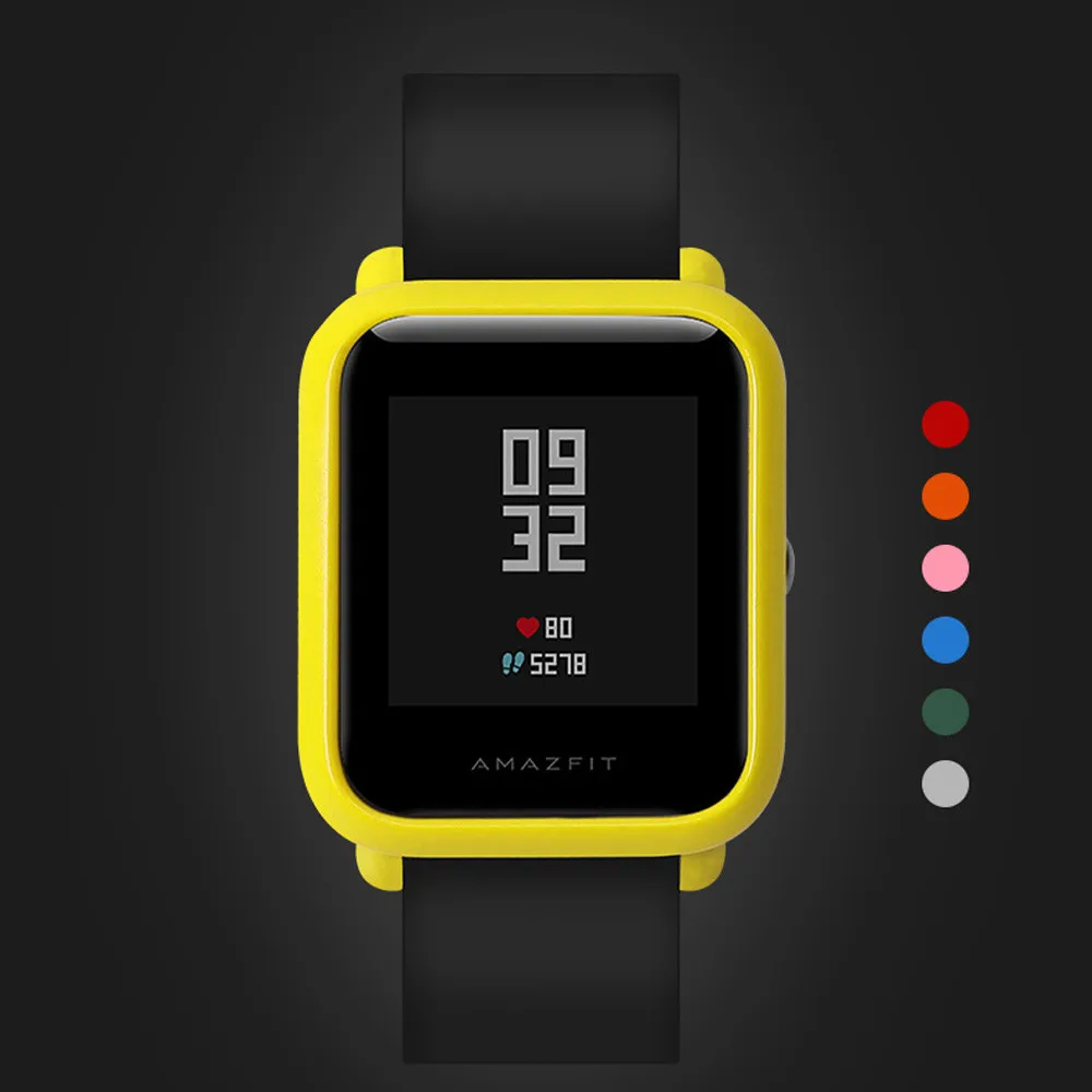 Аксессуары для умных часов цветной чехол из поликарбоната защитный Xiaomi Huami Amazfit Bip