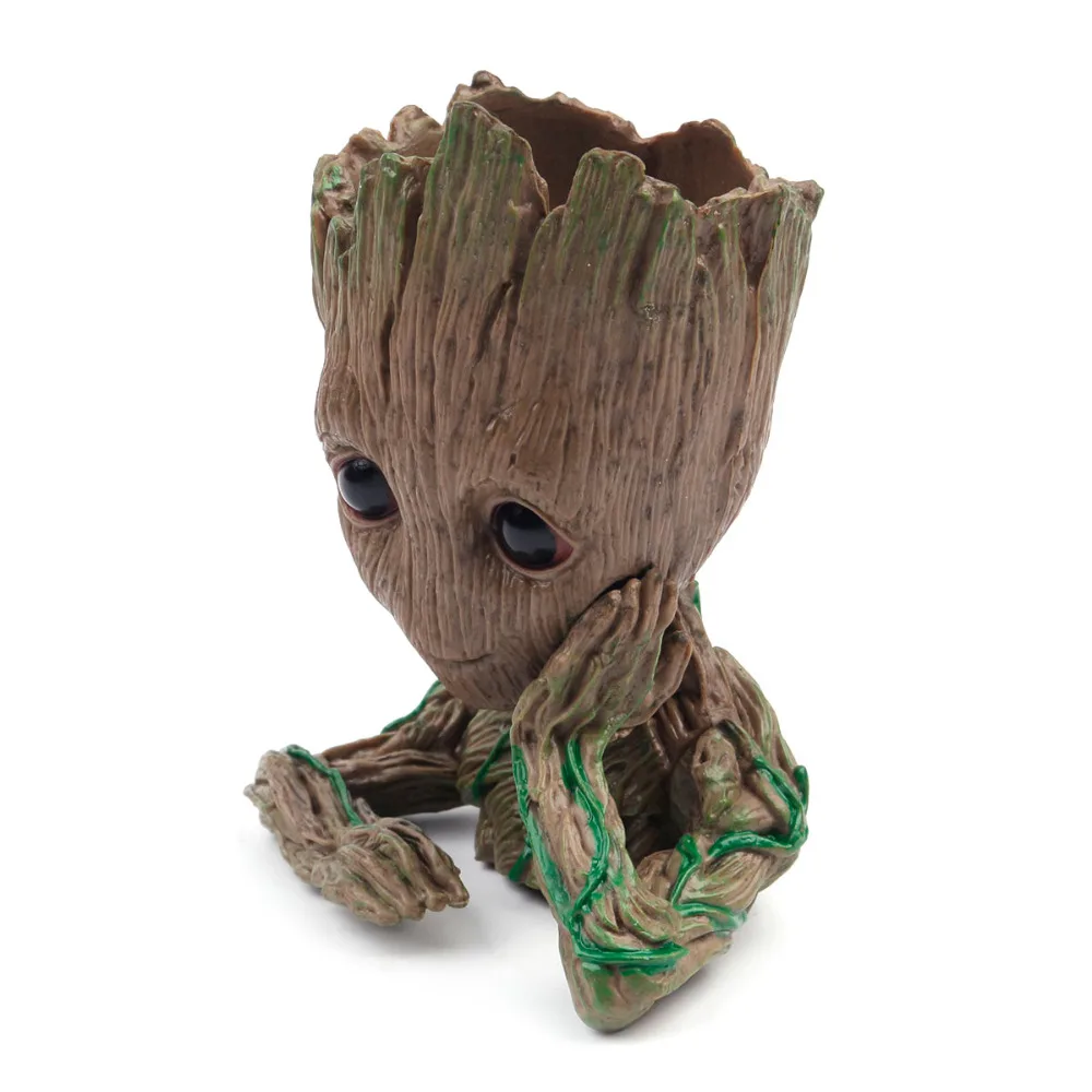 Фигурки для детей на половину тела цветочный горшок творческая модель героя дома