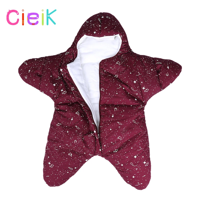 CieiK/детская одежда для сна хлопковая зимняя со звездами новорожденных мягкая