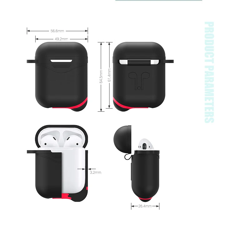 Anti-fall dust strap hook Bluetooth headset cover for Apple Headset Airpods | Электроника
