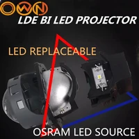 dland own lde 3 bi led projector lens kit with bulb replaceable biled 38w power 5000k with hella3 mouning n excellent low beam
