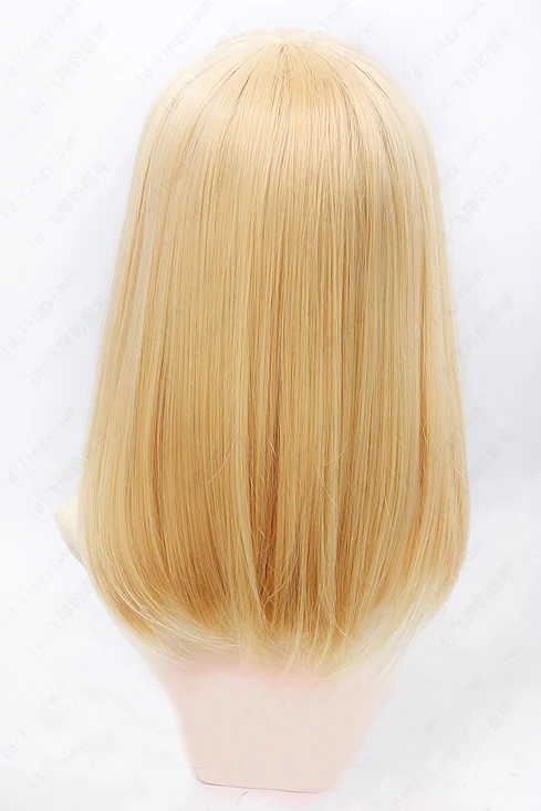 Парик для косплея атака на Титанов короткая термостойкая светлая киоджин ренз