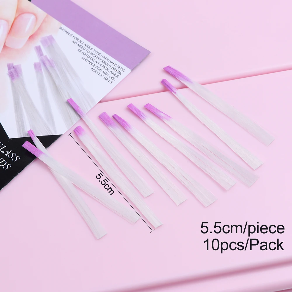 1 упаковка стекловолоконная форма для наращивания ногтей УФ гель fibernail быстрое