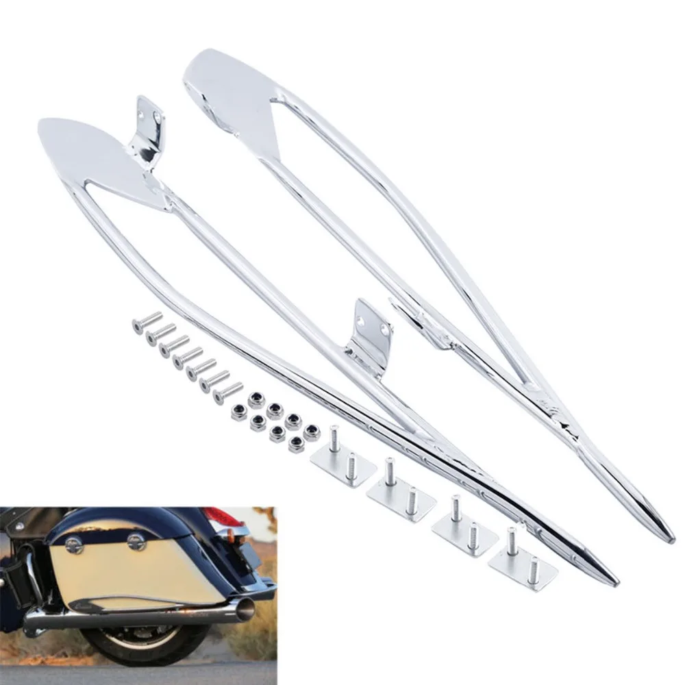 Мотоцикл Pinnacle Saddle Trim Guard Rails для индийского вождя 2014 2018 Roadmaster Springfield 2016 2018|Накладки