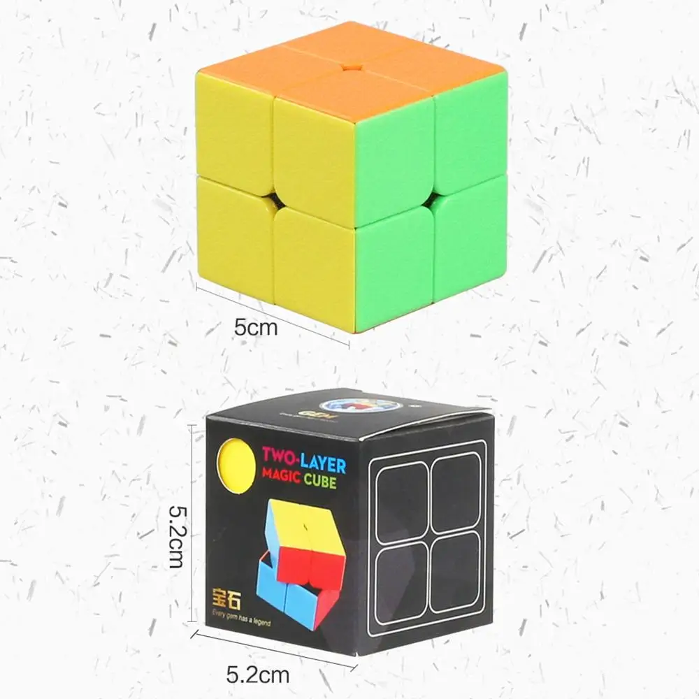 2019 Новое поступление Shengshou GEM Speedcubing 2x2 волшебный куб пазл игрушки для