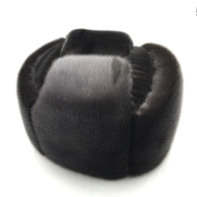 Шапка из 2021 натурального меха 100% | Аксессуары для одежды
