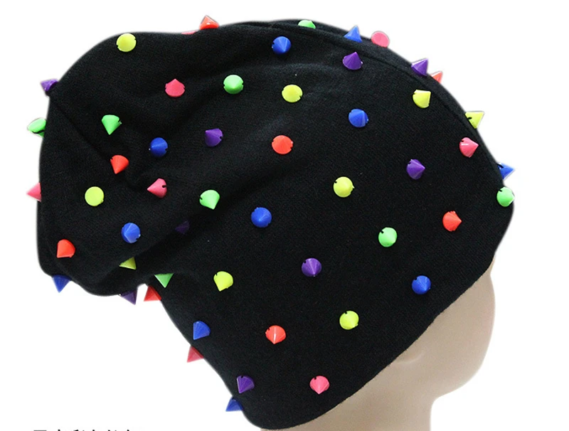 Модная новейшая 100% хлопковая шапочка гвоздики many6 цветов на заказ|studded beanie|fashion
