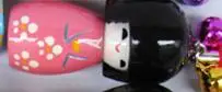 D 10 цветов, новинка, 10 шт, Микс, популярная японская кукла Kokeshi, деревянные брелки, сделай сам, ювелирные изделия, вечерние, подарок - Цвет: D
