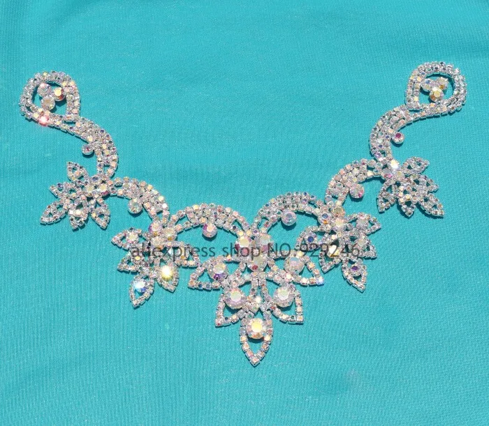 1 шт./лот популярный цветок мариквеста AB прозрачный хрустальный вырез Золотая