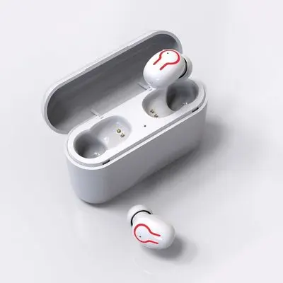 HBQ Bluetooth 5,0 наушники портативные TWS беспроводные наушники-вкладыши 3D стерео звук с микрофоном свободные руки спортивные наушники Авто сопряжение гарнитура - Цвет: U white