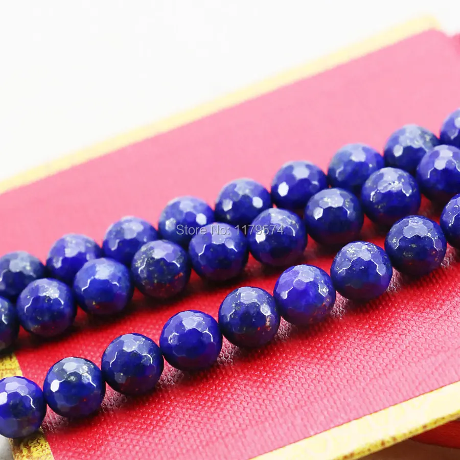 Аксессуары 8 мм темно синий Лазурит круглые поделки свободные бусины яшма