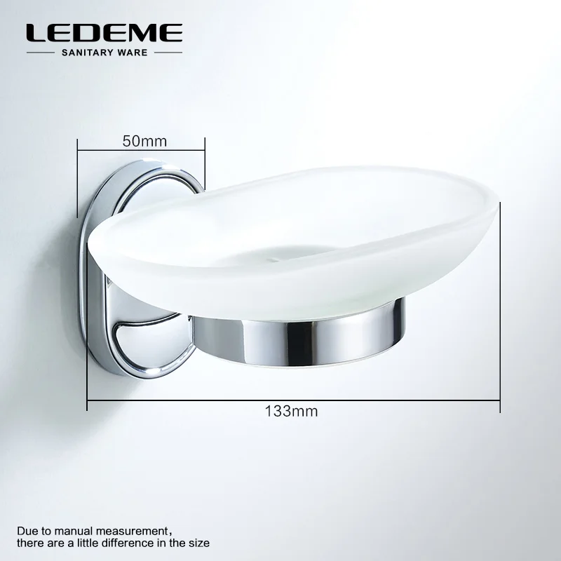 LEDEME круглая мыльница для ванны держатель мыла коробка серебряная корзина из