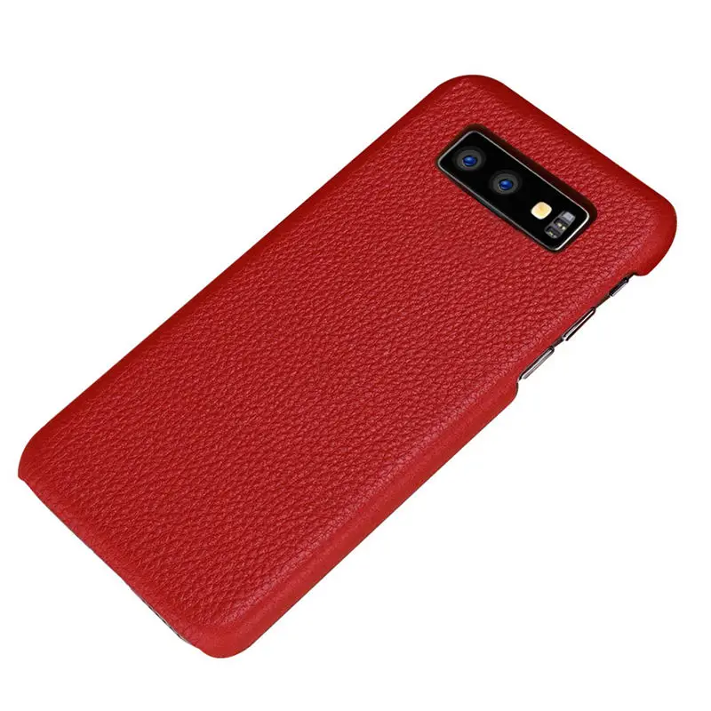 Чехол S8Plus из натуральной кожи для samsung Galaxy S8 Plus, роскошный чехол с рисунком личи для телефона, чехол для samsung Galaxy Note 8 - Цвет: 4