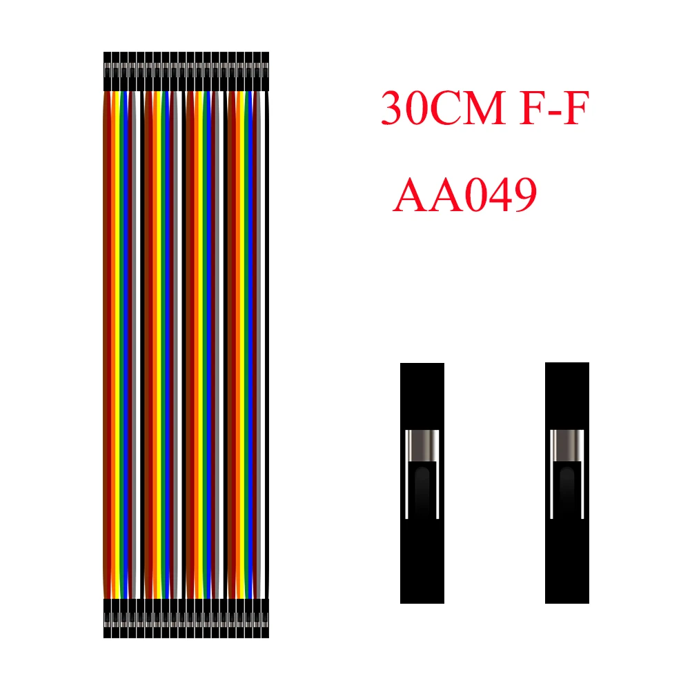 30CM F-F Dupont Line 10 см/20 см/30 см мужской/женский-мужской или женский-Женский Соединительный провод Dupont кабель для arduino DIY KIT - Цвет: 30CM F-F