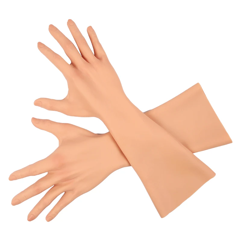 Силиконовые тренировочные ручные перчатки реалистичные высокого уровня Женская