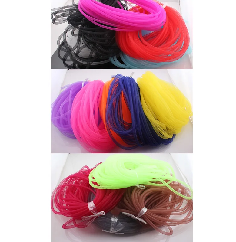 mix colors Новые результаты диаметр 8 мм браслет сетка шнур трубка пластиковая нить сетка шнур DIY материал для изготовления ювелирных изделий FEAL O106 - Цвет: mix colors