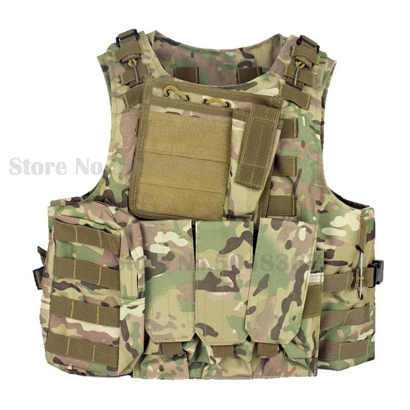 Военный тактический жилет мужской армейский Swat камуфляжный Жилет MOLLE