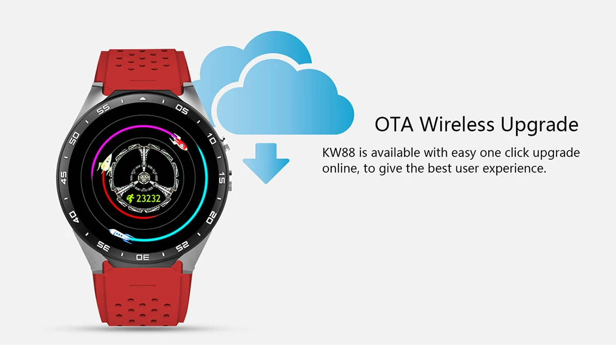 KingWear KW88 Android 3g Смарт-часы телефон с sim-картой gps датчик гравитации 2.0MP камера мужские Смарт-часы подключение для телефона
