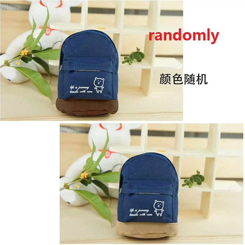 Dark Blue THINKTHENDO модный портативный рюкзак, сумка для монет, кошелек, сумочка, кошелек для женщин, леди, мужчин, подарок - Цвет: Dark Blue