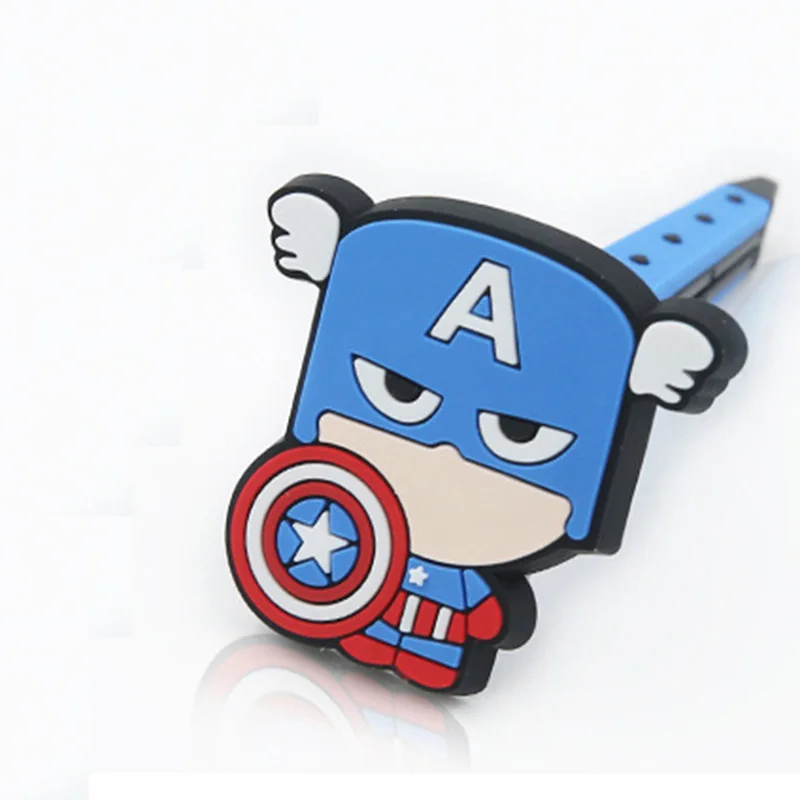 Captain Автомобильный освежитель воздуха с героями мультфильмов, ароматизатор лимонного эфирного масла, украшение интерьера автомобиля - Название цвета: Captain