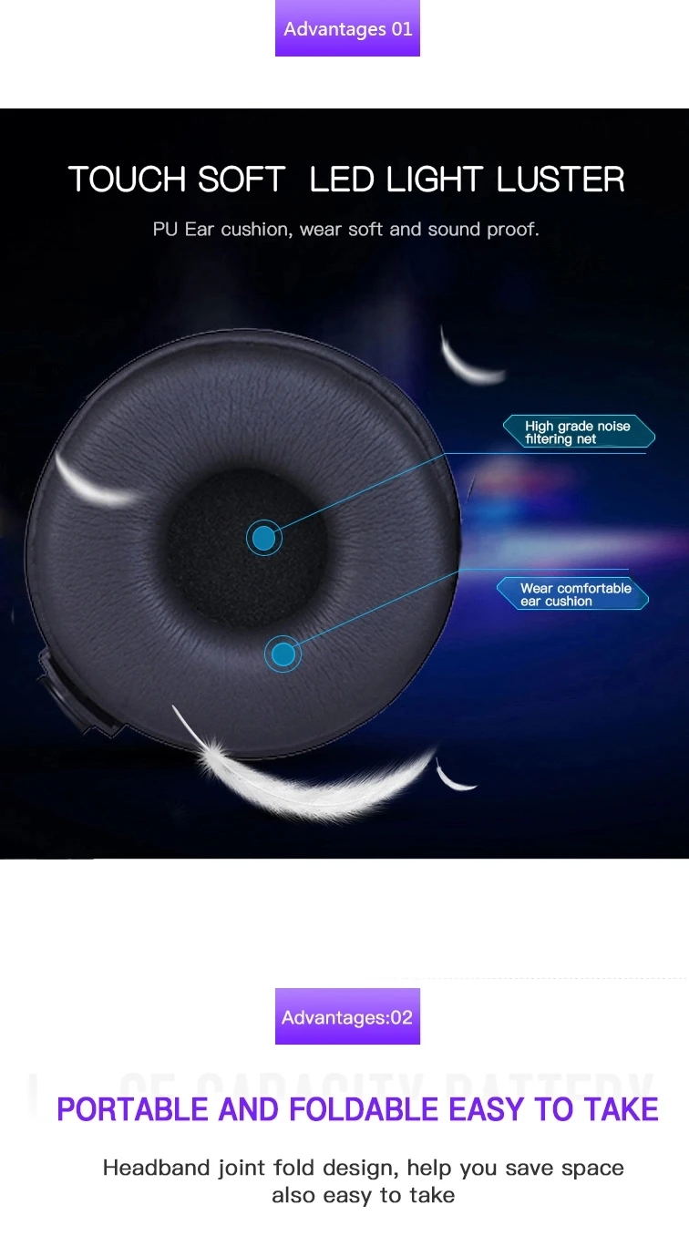 Holyhah подарок на день рождения беспроводные Bluetooth наушники складные мигающие кошачьи ушки детские наушники игровая гарнитура с светодиодный светильник