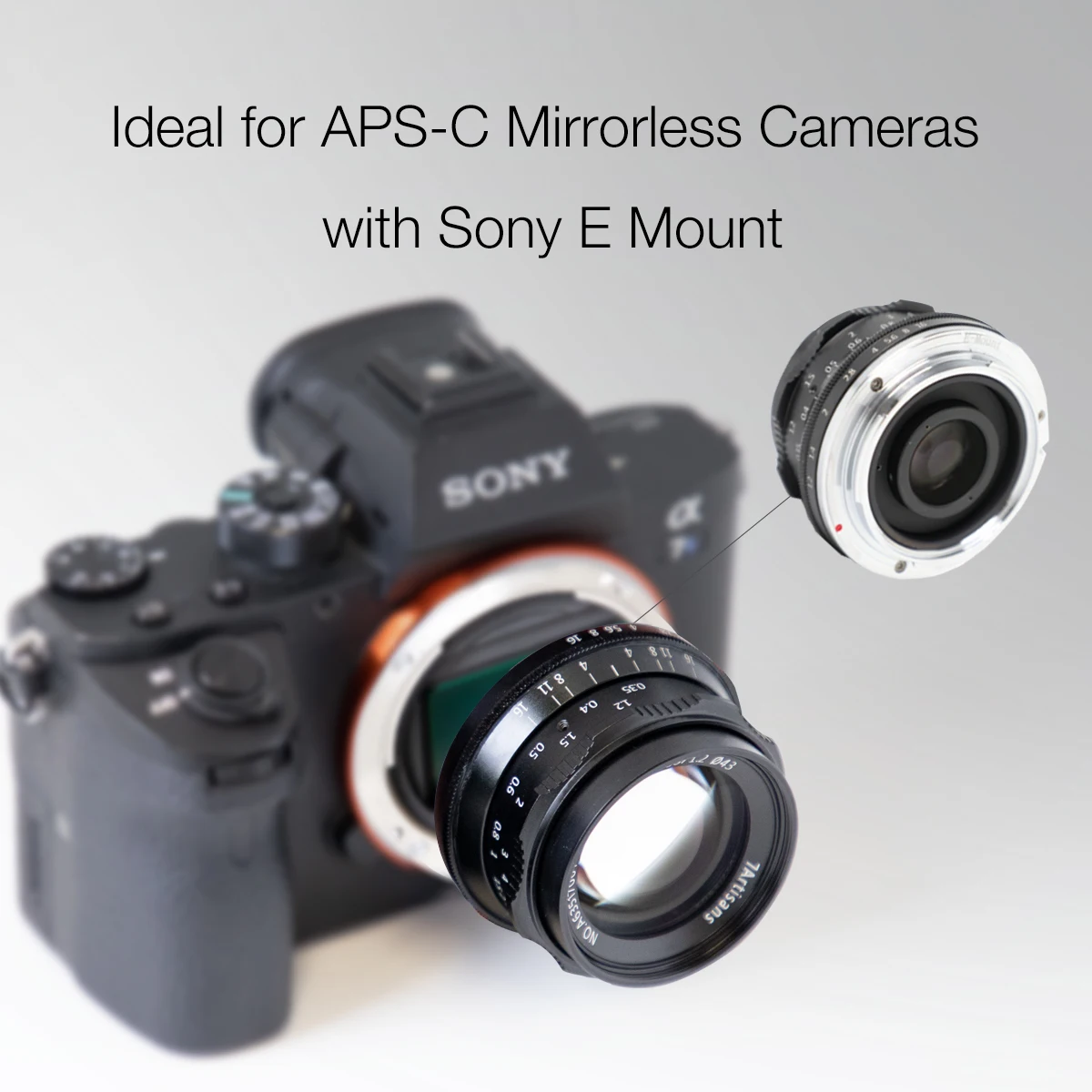 7 ремесленников 35 мм F1.2 Prime объектив для Sony E-mount APS-C камеры ручной беззеркальный с