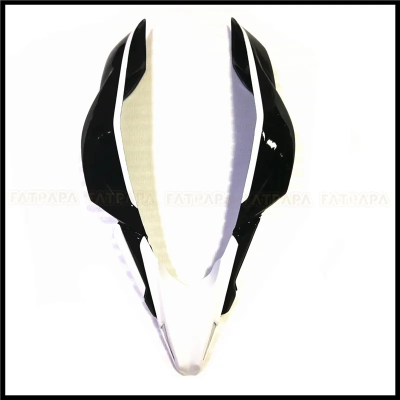 Белый Для CB500X 2013- Передняя обтекатель Маска Нос клюв Mandible фара - Цвет: Белый