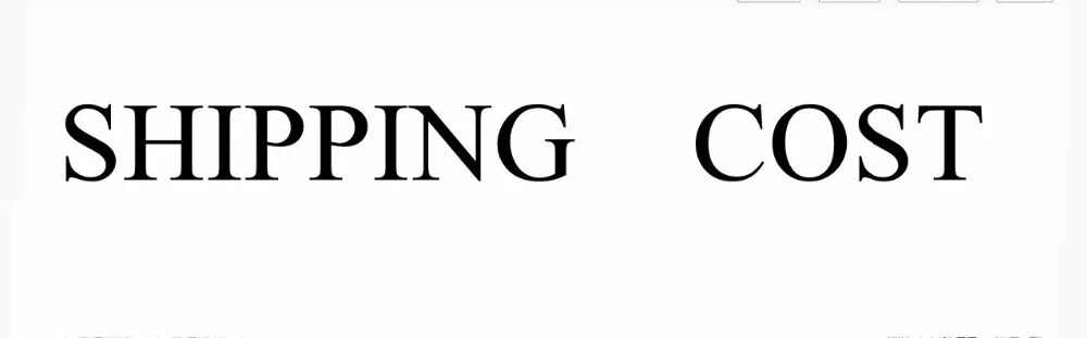 

shipping cost