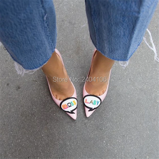 Zapatos mujer Tacon/черные, розовые туфли-лодочки из лакированной кожи на высоком каблуке-шпильке с острым носком очаровательные женские свадебные туфли с цветной вышивкой