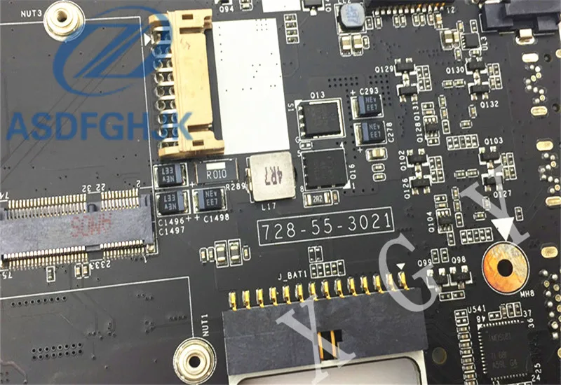 Материнская плата для ноутбука EVGA SC17 SC 17 материнская 728 55 3021 SR2FL I7 6820HK DDR4 N17E G3 A1 GTX1070