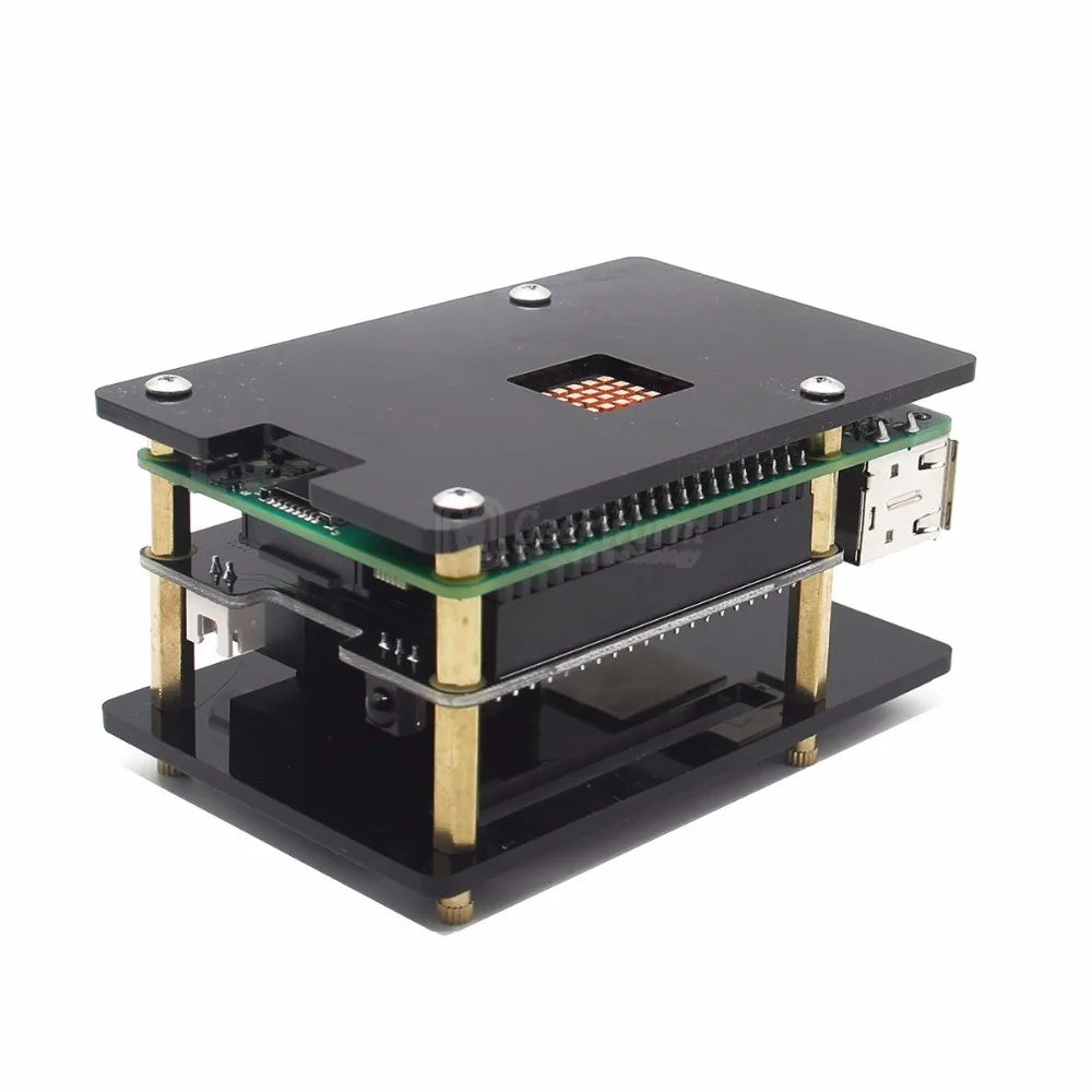 Raspberry Pi защитный акриловый чехол для X920(X900) DAC / HAT плата расширения и 4 Model B/3B +/3B/2B |