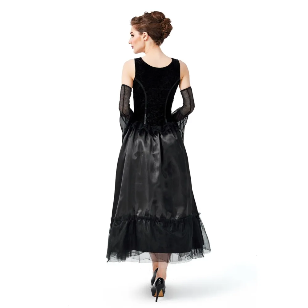 Карнавальный костюм ведьмы вампира с капюшоном для женщин и девочек на Хэллоуин