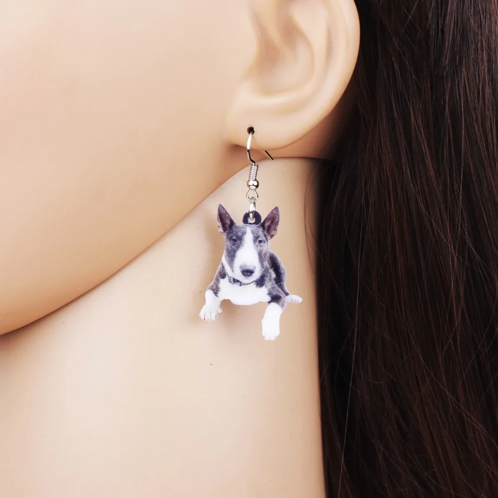 Bonsny акриловые американские питбултерьерские большие длинные висячие капли