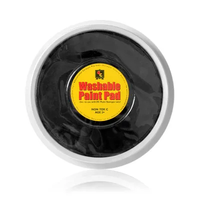 L size black Детские креативные игрушки для рисования, моющийся коврик для рисования, безопасная краска для пальцев, Портативная Игрушка «сделай сам», развивающие игры, новинка, подарки - Цвет: L size black