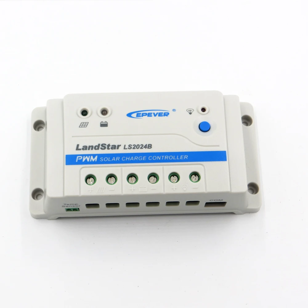 LS2024B, 20A 12 В/24 В EPSOLAR landstar PWM солнечный контроллер заряда с таймером и управлением освещением для солнечной системы питания