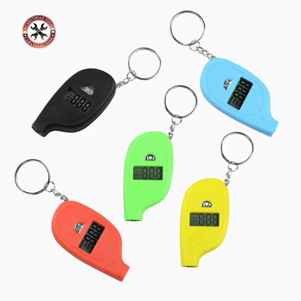 Мини-манометр для шин брелок с цифровым ЖК-дисплеем безопасного управления