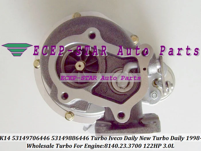 Турбокомпрессор K14 6446 53149706446 53149886446 для турбонаддува ивектора ежедневного новый