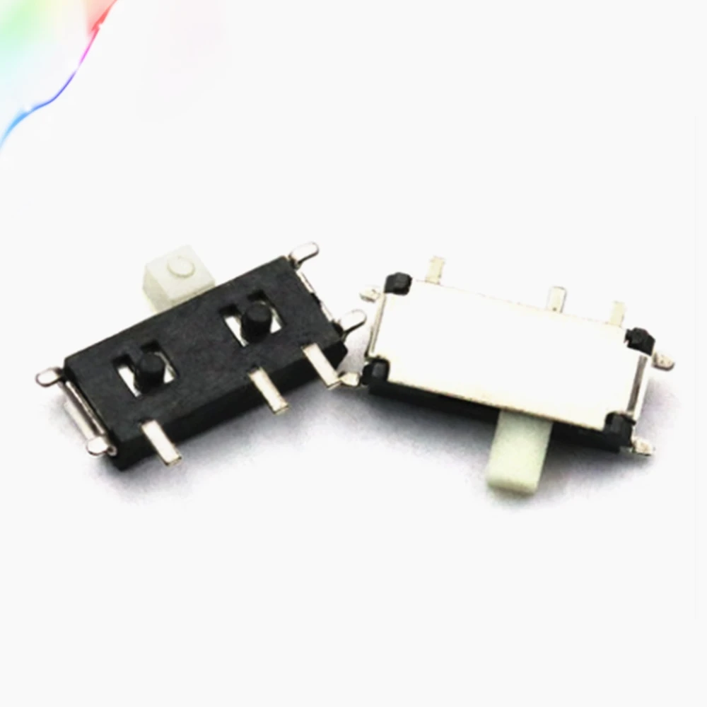 10 шт. Бесплатная доставка MSK-12C01-07 (1P2T) 7Pin стопы SMT SMD Стаббс 2 Позиции Мощность Mico