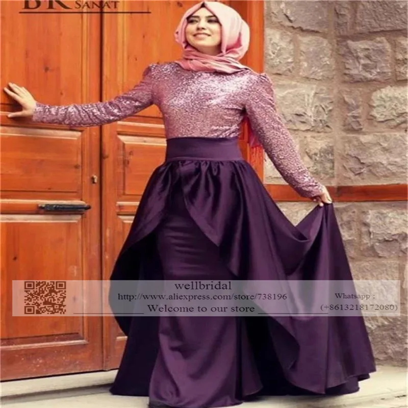 Женское платье с высоким воротом арабское ТРАПЕЦИЕВИДНОЕ мусульманское длинным