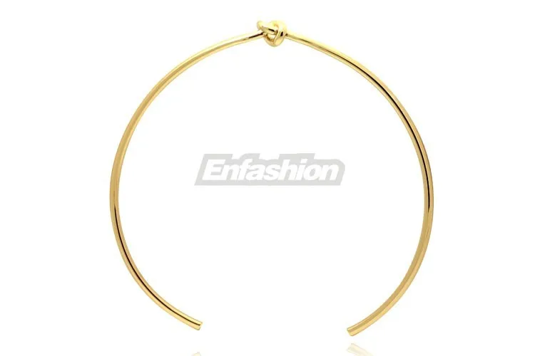 EnFashion, ожерелье-чокер с узлом из веревки, женское ожерелье золотого цвета, s подвески, чокеры, ожерелье, массивное ювелирное изделие, колье P9076