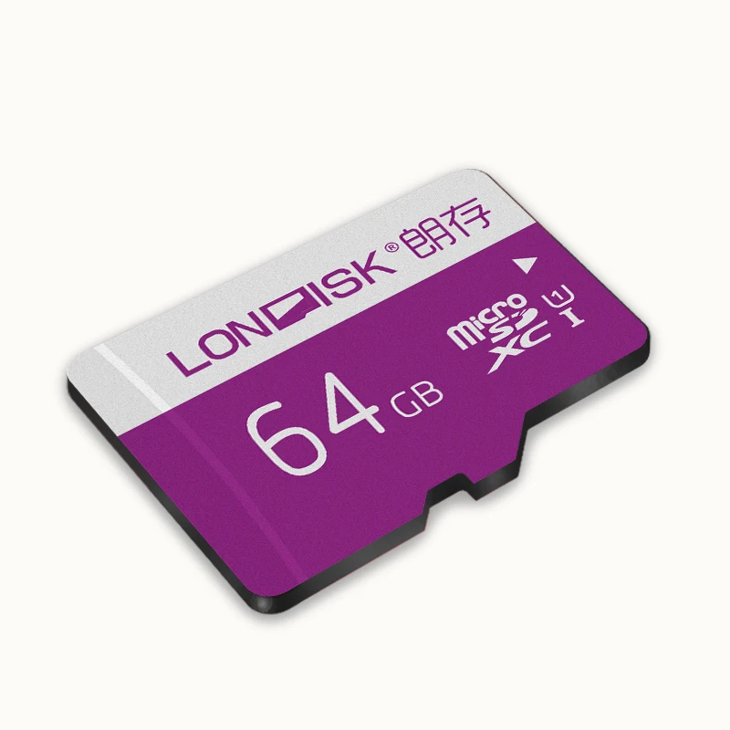 LONDISK 5 Pack micro SD карты 64 Гб класс 10 (C10) UHS I (U1) / (U3) карта памяти microSDHC с sd адаптером (5