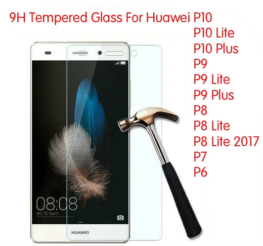 Защитная пленка из закаленного стекла 9H для huawei P9 Lite P9 Plus P8 Lite P7 P6 P10 Plus P10 Lite защита стекла